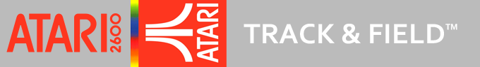 Track & Field logo for Atari 2600